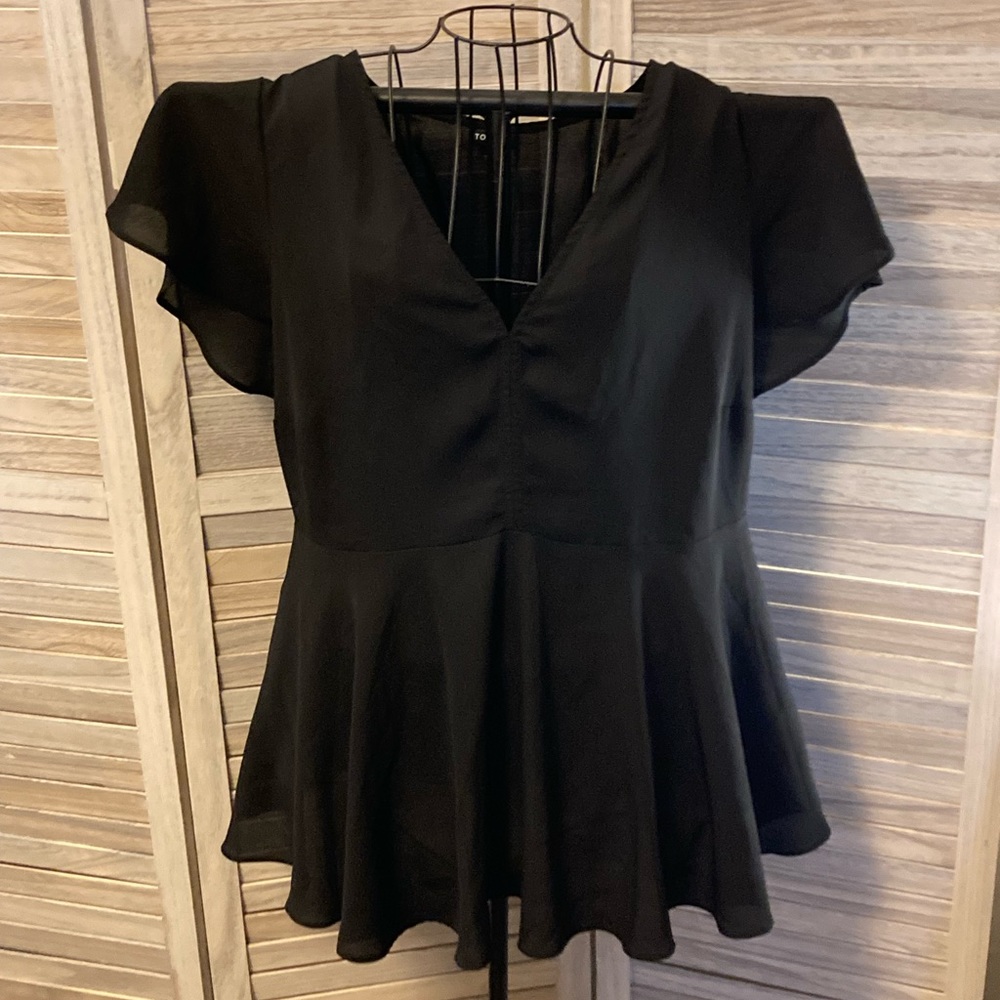🆕❤️Torrid- Babydoll Georgette Flutter Sleeve Blouse - Picture 4 of 10